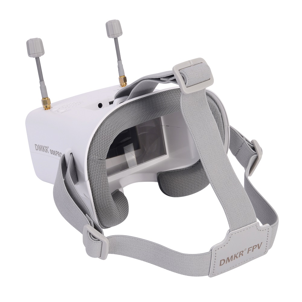 Drone Racing Goggles - Оригинальные FPV-очки 008D PRO белого цвета