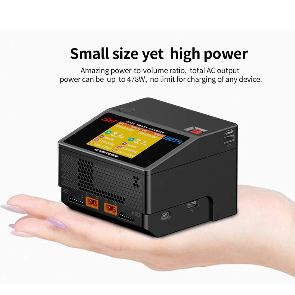 SkyCityFPV HOTA S6 AC 400 Вт 1 – обзор и цена Drone Racing Charger