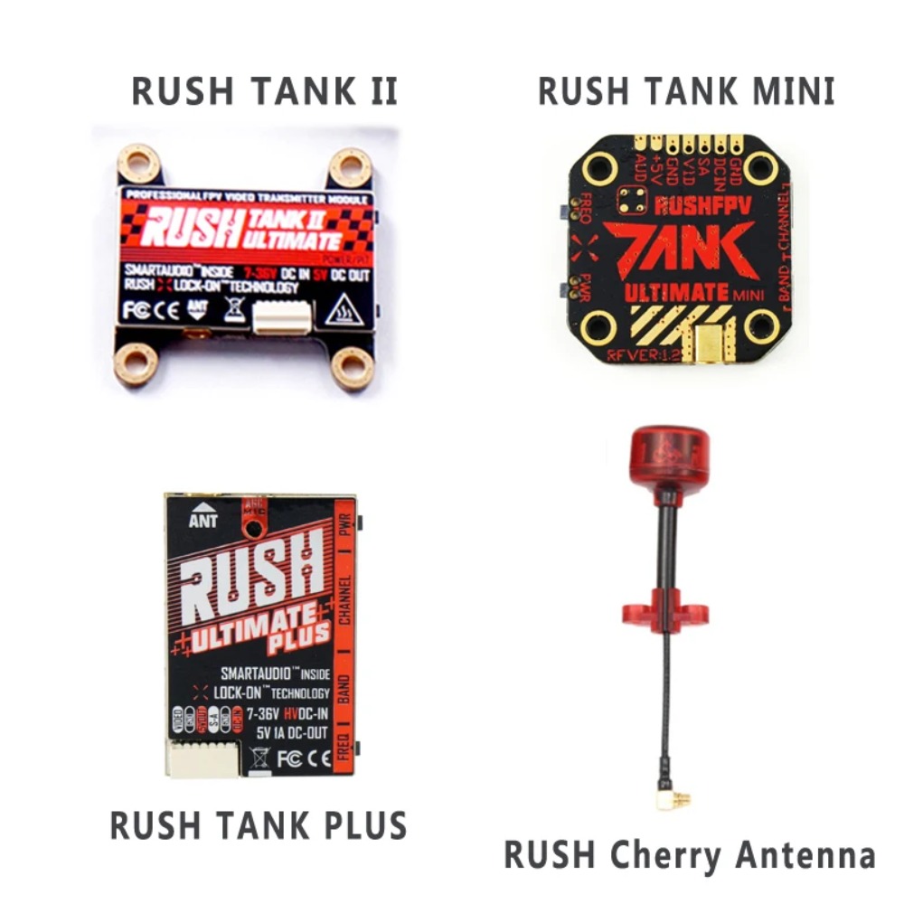 RUSH TANK Ultimate II/Mini/PLU – обзор и цена Drone Racing Antenna