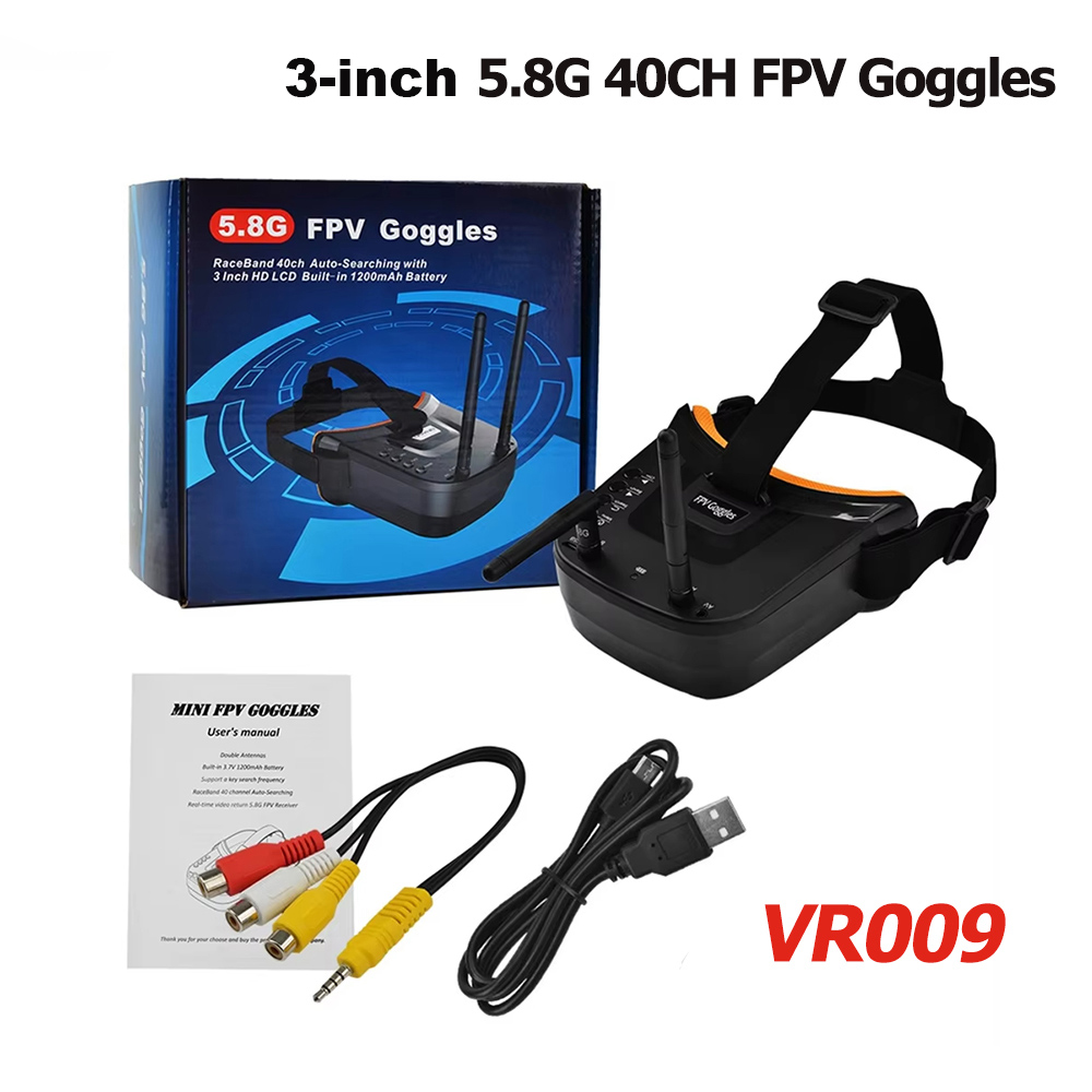 VR009 FPV видеоочки 3 дюйма 48 – обзор и цена Drone Racing Goggles