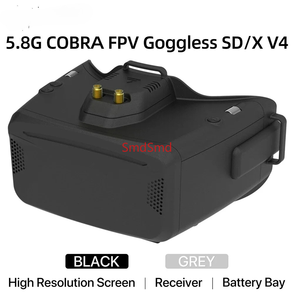 Очки FPV Cobra SD X V4 800x480 – обзор и цена Drone Racing Goggles